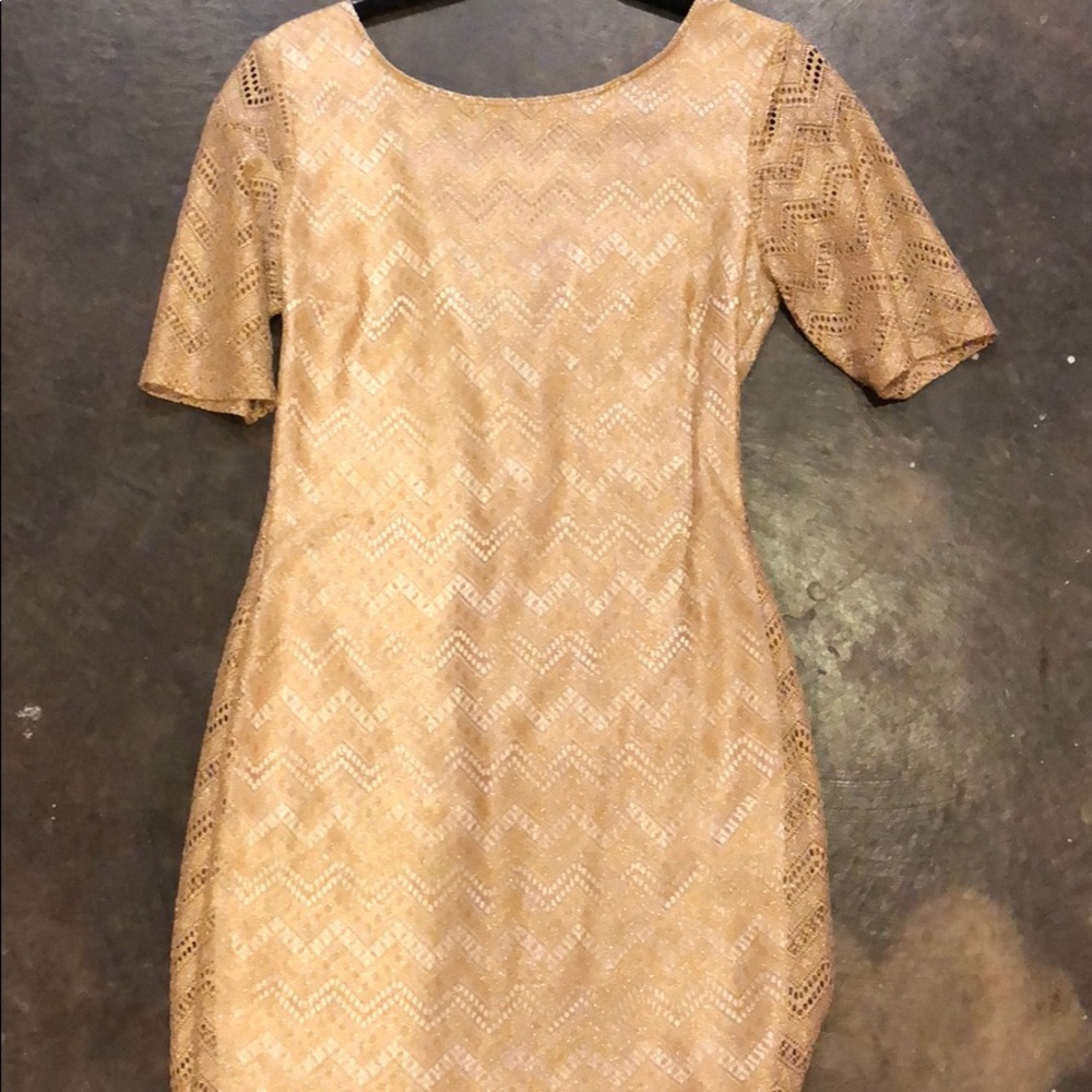 Gold Sparkle Cocktail dress